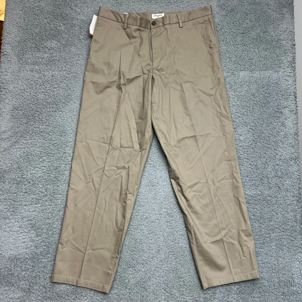 Dockers‎ Dress Pants Mens 38x34 Signature Khaki Beige Relaxed Stretch NEW Casual